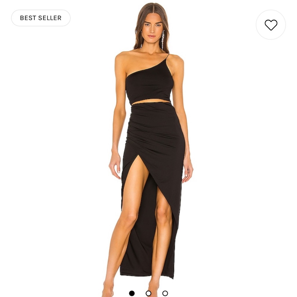 Lydia Maxi Skirt Set in Black XS Revolve/Superdown